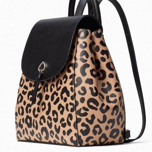 Kate Spade Adel Leopard Print Backpack main image 6